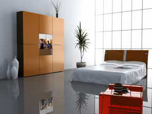 Projektowanie i aranżacja sypialni z telewizorem. Mirror Multimedia